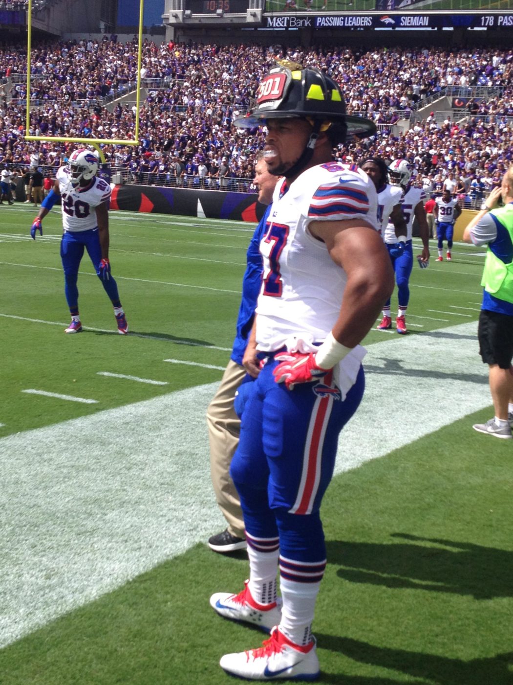 buffalo bills fire helmet